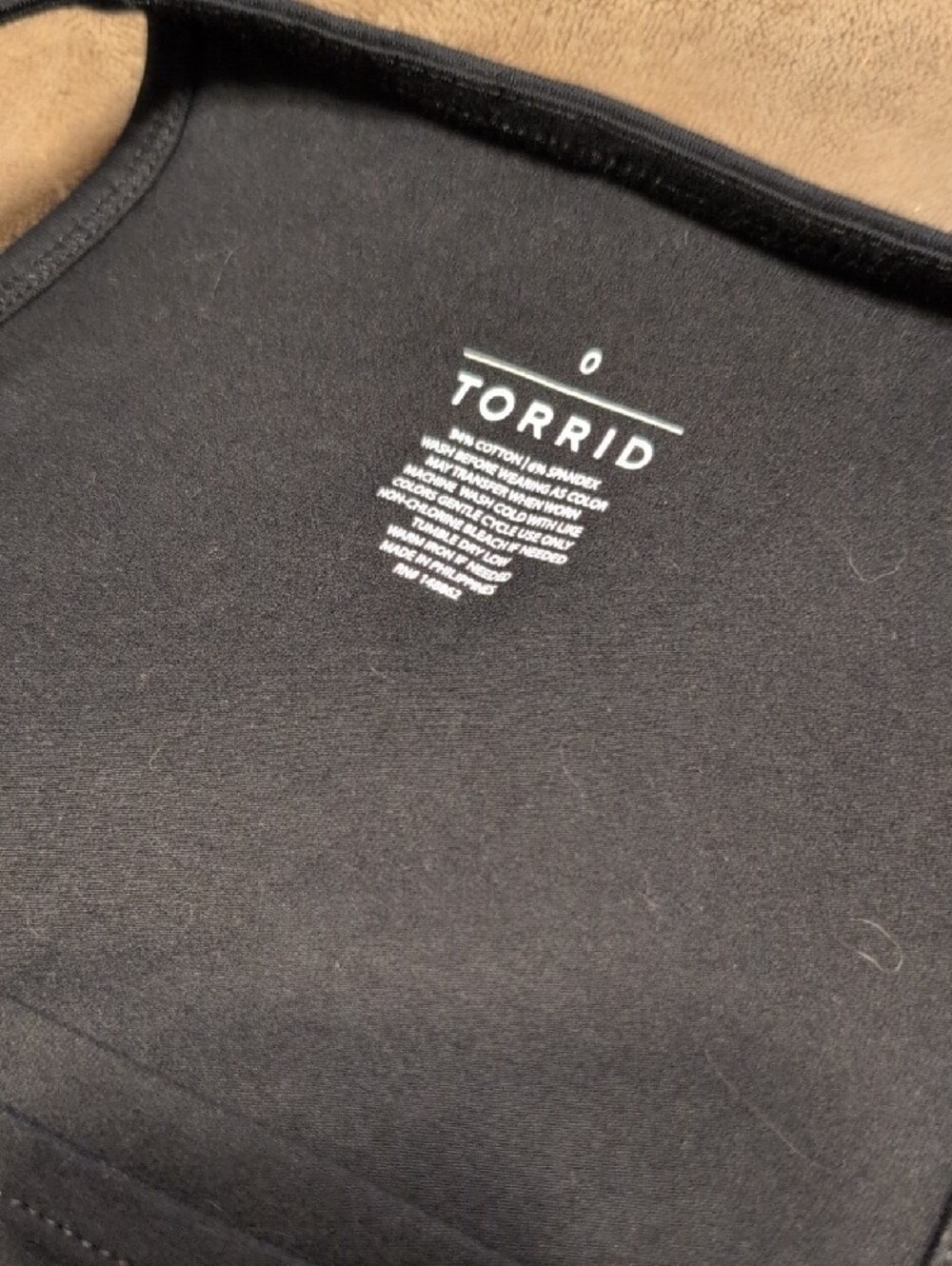 torrid Black High Neck Ruched Tank-Size 0-NWOT - Picture 2 of 4